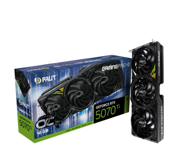 PALIT GeForce RTX 5070 Ti GamingPro-S OC 16GB GDDR7 - 1335476 - zdjęcie